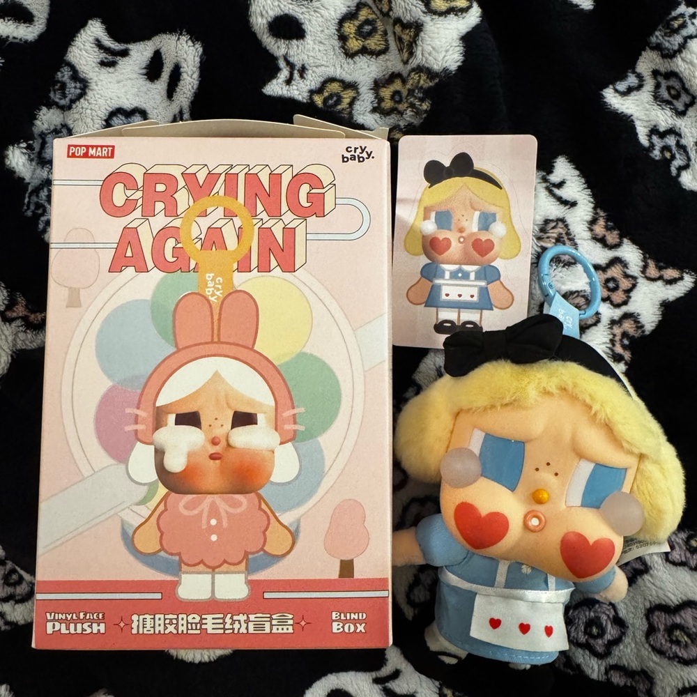 Pop Mart Crying Again Plush Toy - She's Alice